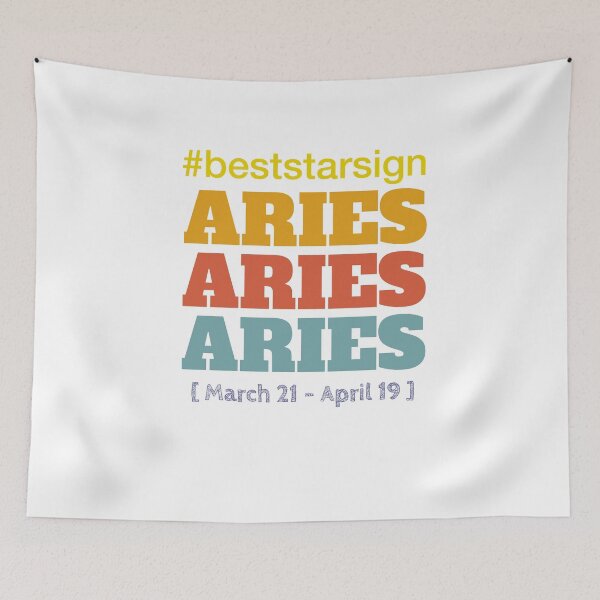 Item preview, Hashtag Best Star Sign Aries  designed and sold by MyStarSign.