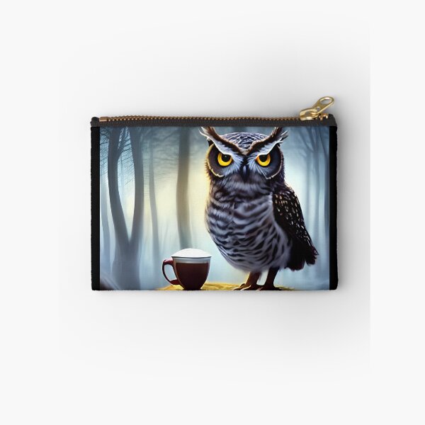 Item preview, Night Owl - Powered by Coffee designed and sold by dschul-AI-art.