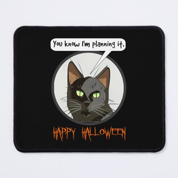 Item preview, You Know I'm Planning It Cat designed and sold by HalloweenThings.