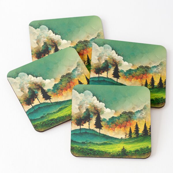 Item preview, Dreamscape - Forest Sunset designed and sold by Leviathan  Print.