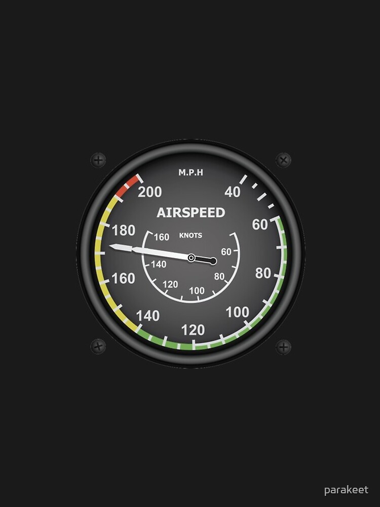 "Airspeed Indicator Flight Instruments AI " iPhone Case for Sale by