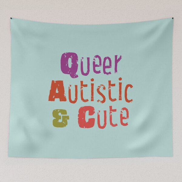Artikelvorschau, Queer autistisch & niedlich entworfen und verkauft von idrawhumans.