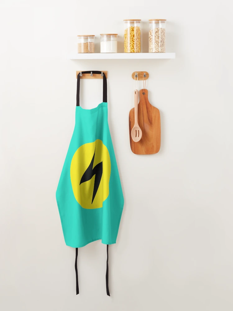 Thumbnail 4 of 6, Apron, Lightning Energy designed and sold by SlushCreatstore.