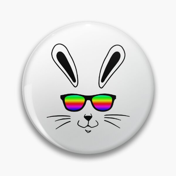 Item preview, Cute Bunny Rabbit Face Tie Dye Gglasses Happy Easter Day designed and sold by Amazing Designs.