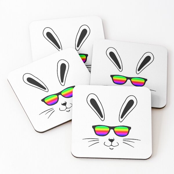 Item preview, Cute Bunny Rabbit Face Tie Dye Gglasses Happy Easter Day designed and sold by Amazing Designs.
