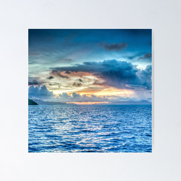 Item preview, Sunset In The Clouds Over The Ocean designed and sold by Taceo10.