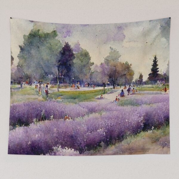 Item preview, Lavanda en el parque designed and sold by RileyKyler.