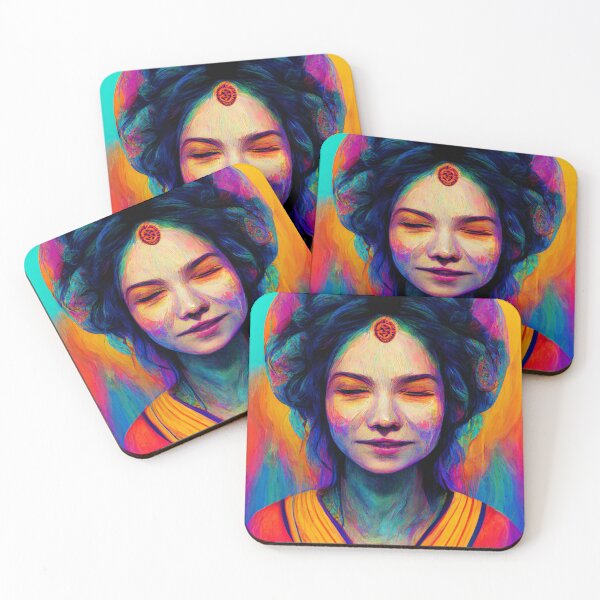 Item preview, Woman meditating designed and sold by dennylatson.