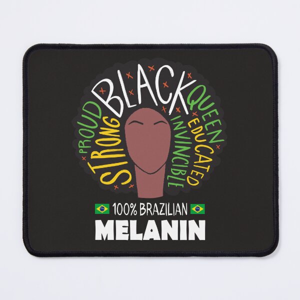 Item preview, Afro Brazilian Black Girl Strong Quote designed and sold by MrEddie10.