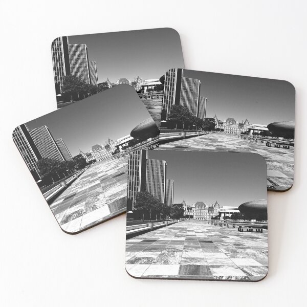 Item preview, Black and White Plaza designed and sold by Stephanie Fay.