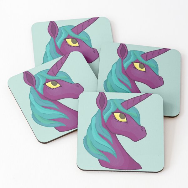 Item preview, Purple Unicorn (Redrawn Version) designed and sold by Quirkball.