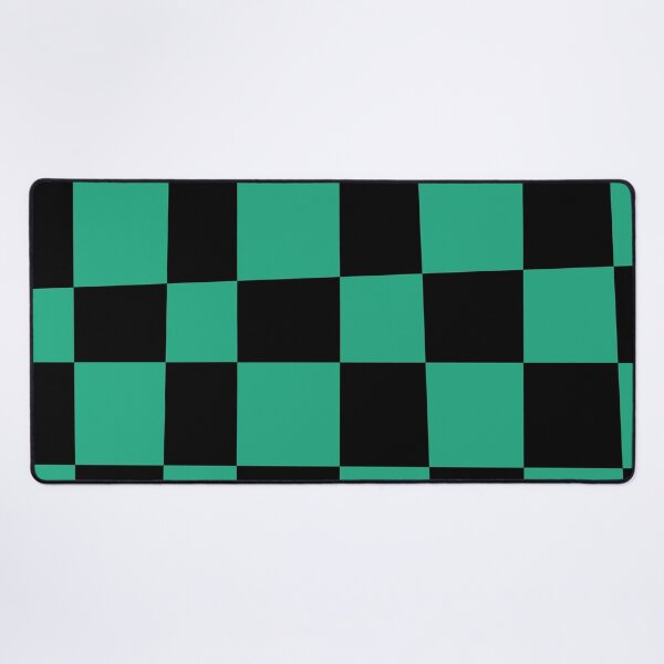 Item preview, Abstract Checkerboard Pattern Black and Green designed and sold by tonymagnerart.
