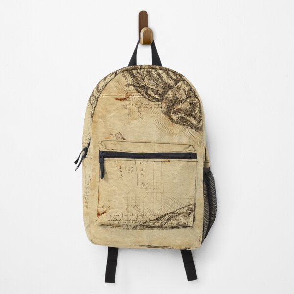Item preview, Human Brain anatomy: Anatomical brain on Leonardo Da Vinci sketches notebook designed and sold by HA  Design.