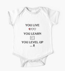 Live, Learn, Level Up One Piece - Short Sleeve