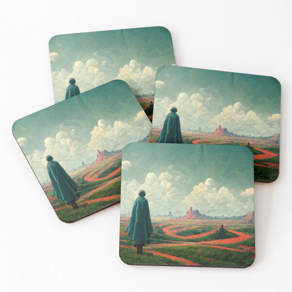 Item preview, Dreamscape - Desert Road designed and sold by Leviathan  Print.