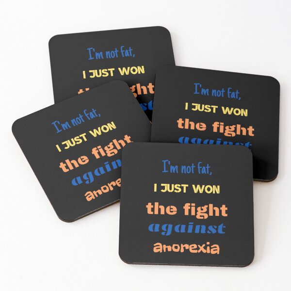 Item preview, I'm not fat, I just won the fight against anorexia designed and sold by Amanda-1308.