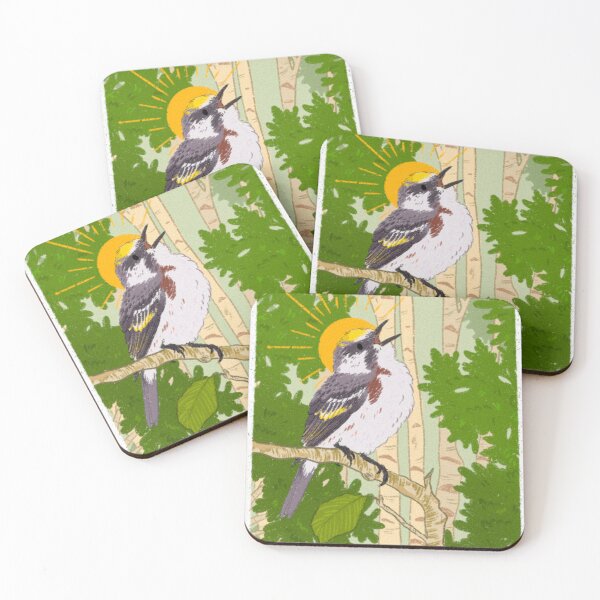 Item preview, chestnut-sided warbler designed and sold by MrMackerel.
