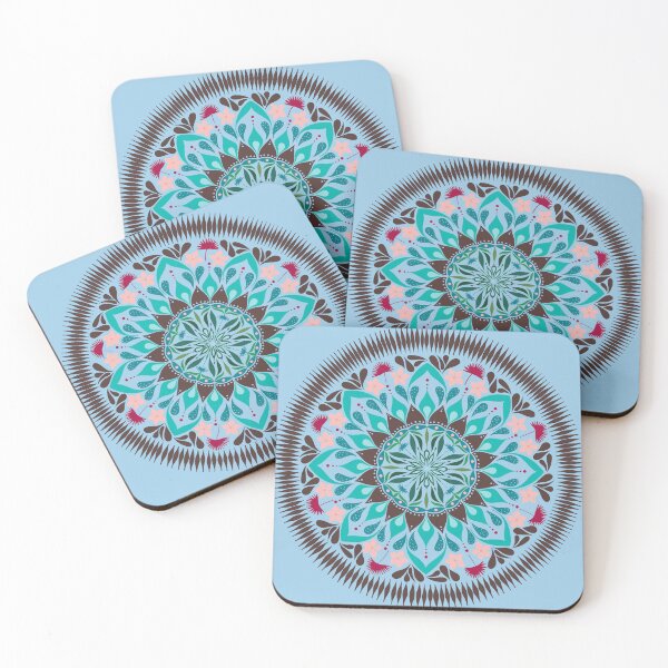 Item preview, Tropical leaf mandala designed and sold by Anakathrin.