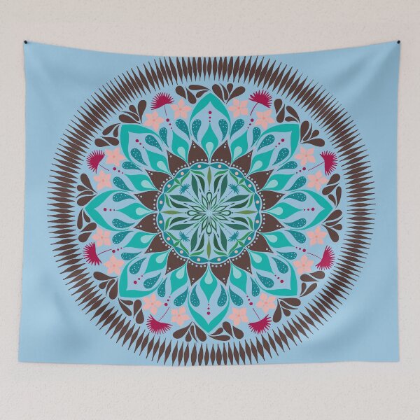 Item preview, Tropical leaf mandala designed and sold by Anakathrin.