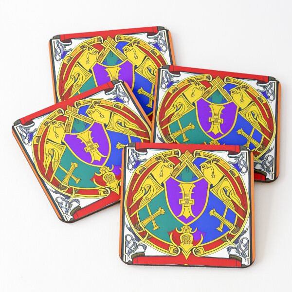 Item preview, Medieval Coat of Arms Poster designed and sold by IlluminatedPage.