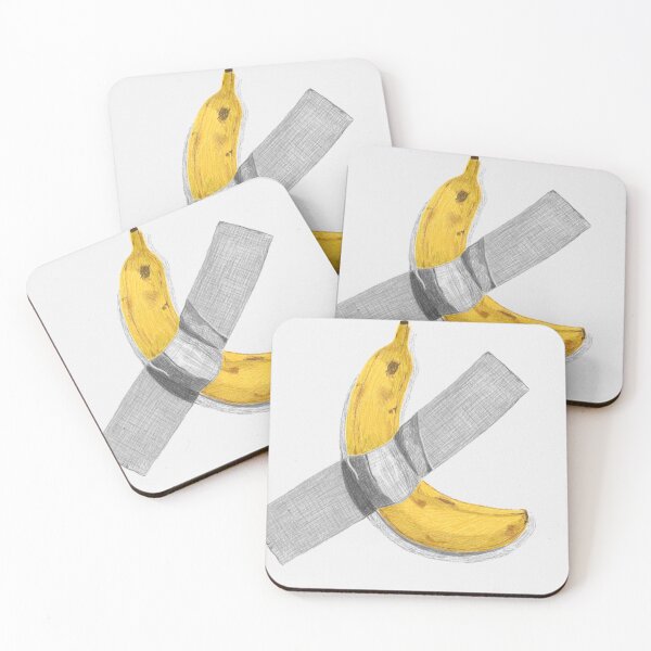 Item preview, Drawing of Maurizio Cattelan’s work Comedian designed and sold by SallyHammond.