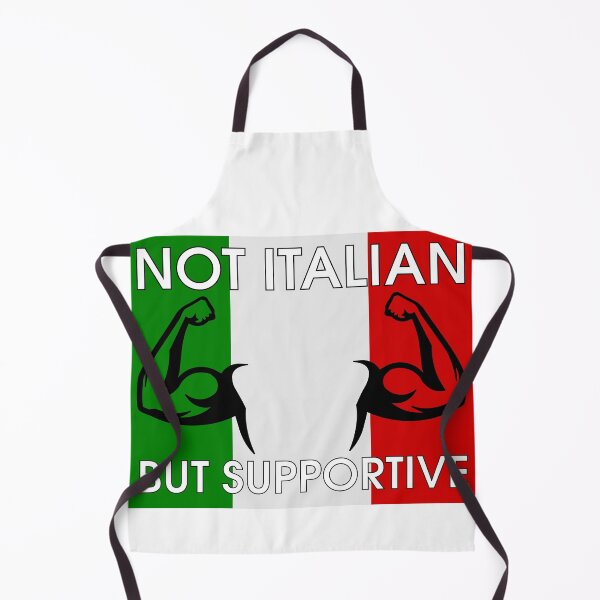 Item preview, not Italian but supportive muscle design | Not Italian But Supportive designed and sold by Lees Tees.