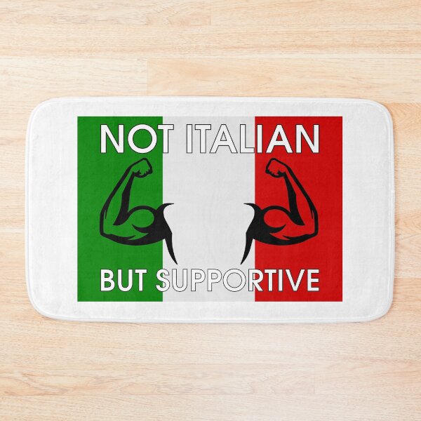 Item preview, not Italian but supportive muscle design | Not Italian But Supportive designed and sold by Lees Tees.