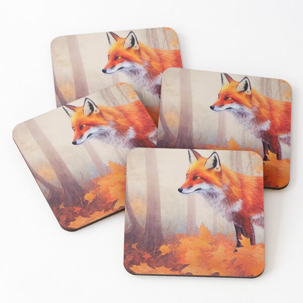 Item preview, Intense Fox Prowling the Autumn Forest designed and sold by Staibshine.