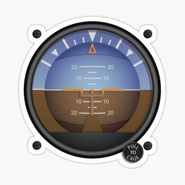 Item preview, Attitude Indicator Flight Instruments designed and sold by parakeet.
