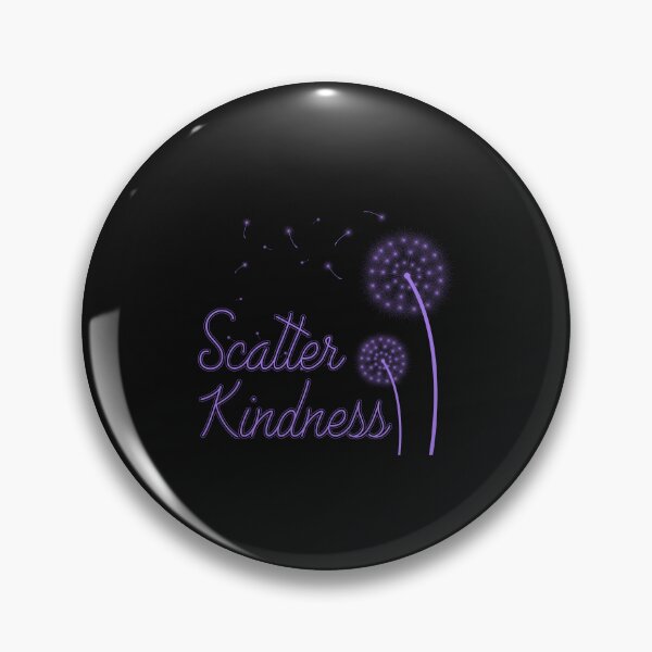 Item preview, Purple Scatter Kindness Dandelions designed and sold by HappyLifeCreate.