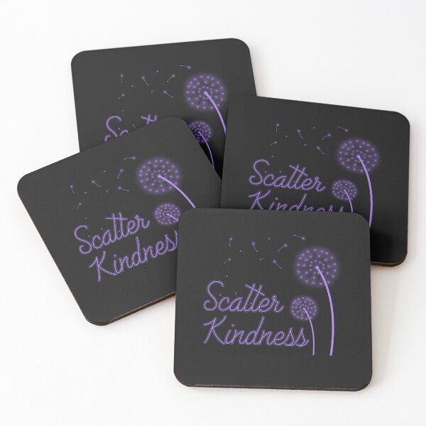 Item preview, Purple Scatter Kindness Dandelions designed and sold by HappyLifeCreate.