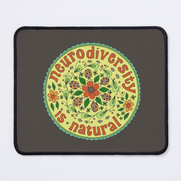 Item preview, Neurodiversity Mandala  designed and sold by idrawhumans.