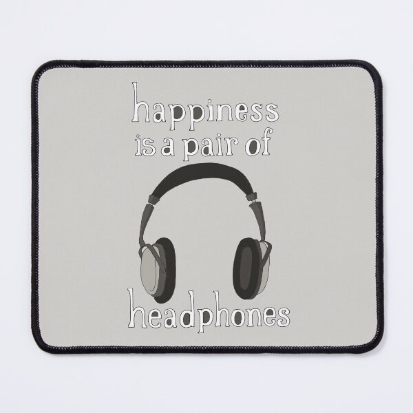 Item preview, Happiness is a pair of Headphones designed and sold by idrawhumans.