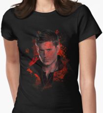 Splatter Dean Winchester Women's Fitted T-Shirt