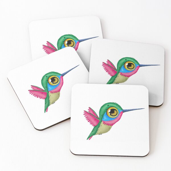 Item preview, Pink Hummingbird Sticker designed and sold by Superesko.