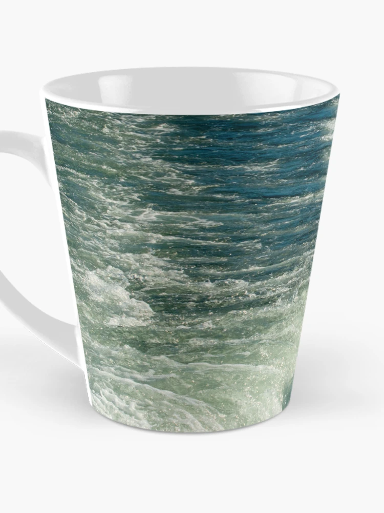 Thumbnail 3 of 4, Coffee Mug, Abstract Waves designed and sold by Ruth Curtis.