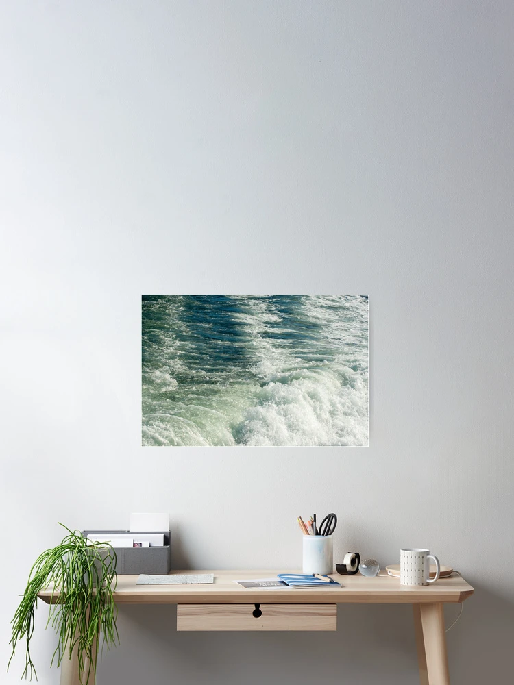 Thumbnail 2 of 3, Poster, Abstract Waves designed and sold by Ruth Curtis.
