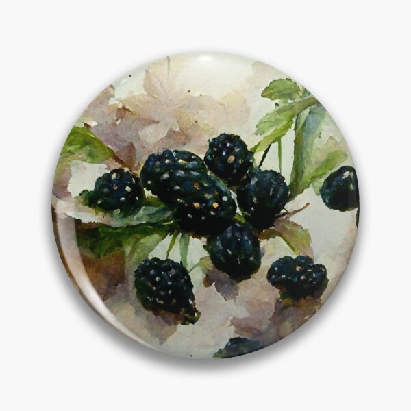 Artikelvorschau, Dreamscape - Brombeeren im Aquarell entworfen und verkauft von Leviathan  Print.