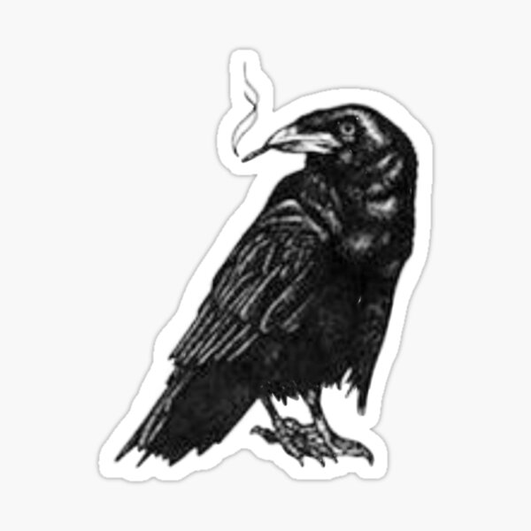 Item preview, Crow the Raven bird  designed and sold by sreckov-desig.