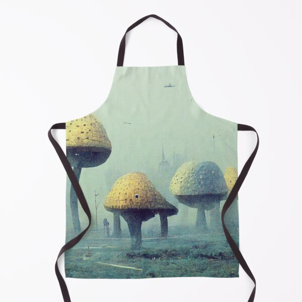 Item preview, Fantasy Mushroom City Foggy day designed and sold by RileyKyler.