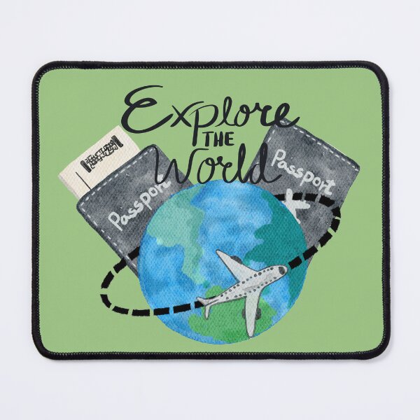 Item preview, Explore The World - Travel Quote designed and sold by ArtOfStars.
