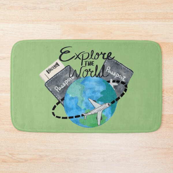 Item preview, Explore The World - Travel Quote designed and sold by ArtOfStars.