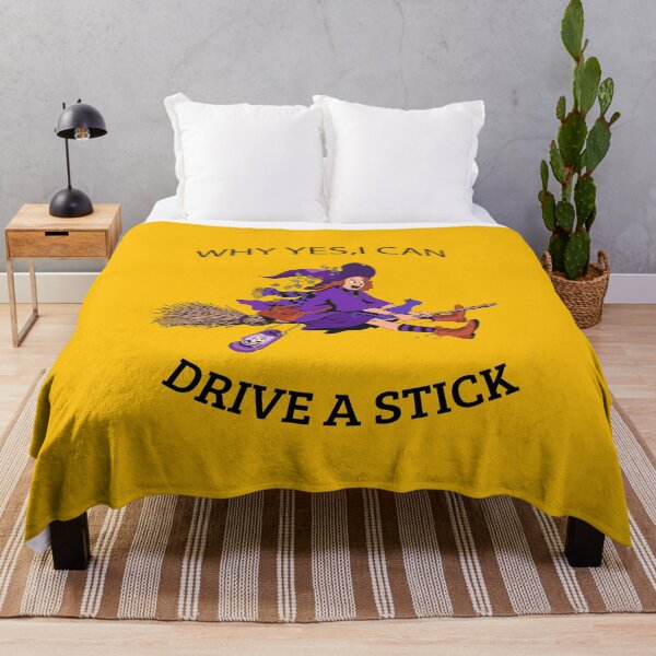 Item preview, Why Yes, I can Drive A Stick Funny Halloween Gift Tee T-Shirt designed and sold by ANDREW-DESIGN.