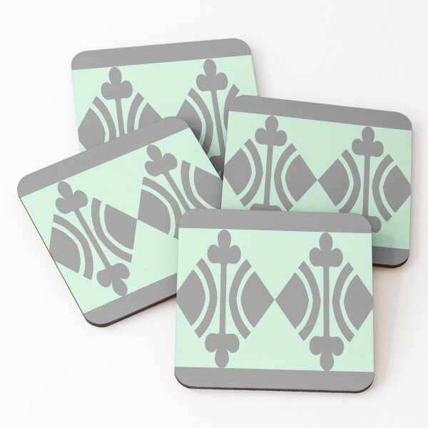 Item preview, Art Deco in Mint Green and Grey designed and sold by Karen Thomson.