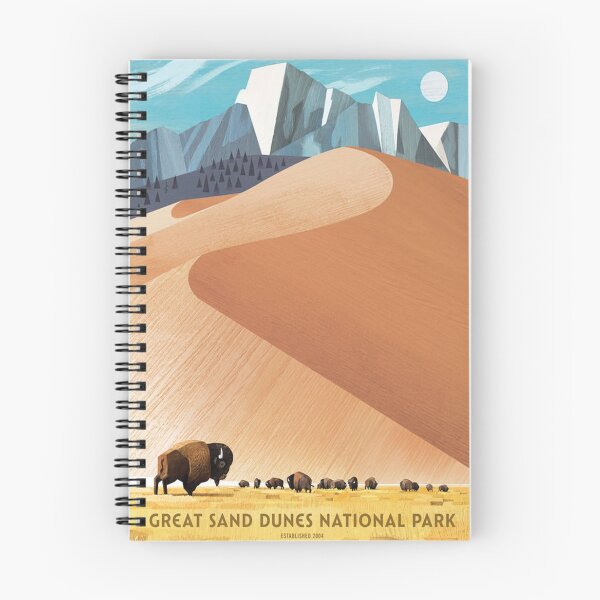 Item preview, Great Sand Dunes National Park Colorado Travel Decal Bison designed and sold by MeLikeyTees.