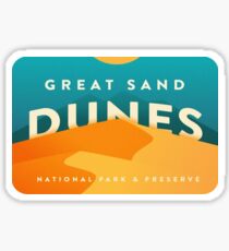 Great Sand Dunes National Park and Preserve Colorado Travel Decal Sticker