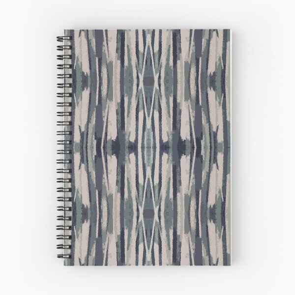 Item preview, Blue Grey Ikat, Scandinavian Ethnic Aztec Pattern, Abstract designed and sold by MyArt23.