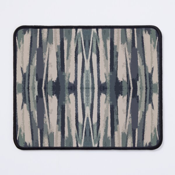 Item preview, Blue Grey Ikat, Scandinavian Ethnic Aztec Pattern, Abstract designed and sold by MyArt23.