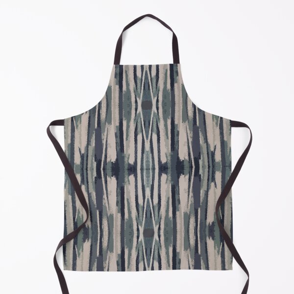 Item preview, Blue Grey Ikat, Scandinavian Ethnic Aztec Pattern, Abstract designed and sold by MyArt23.
