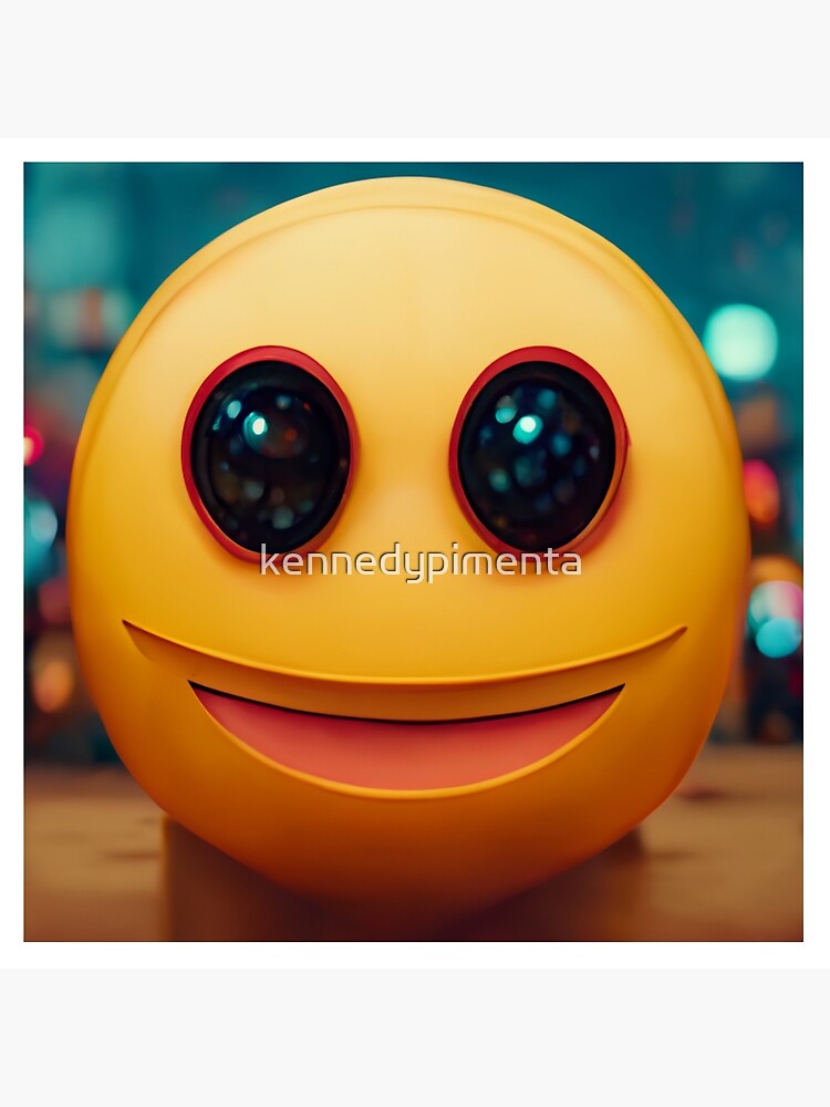 Cursed Emoji (Painted) | Art Print